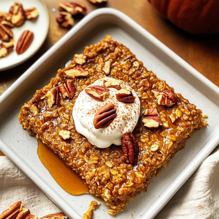 Pumpkin Baked Oatmeal