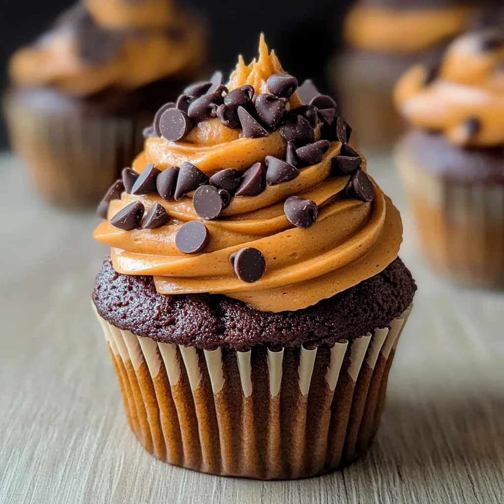 Pumpkin Chocolate Chip Cupcakes