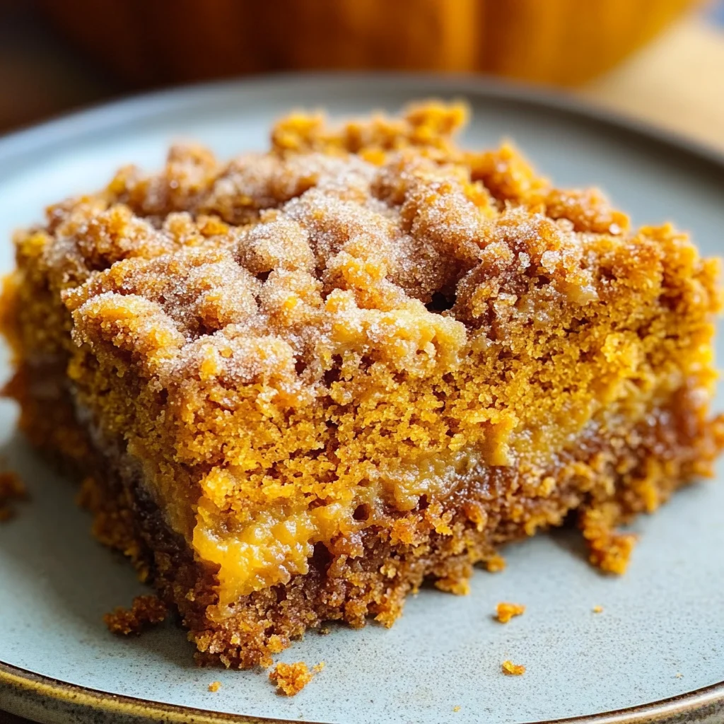 Pumpkin Coffee Cake