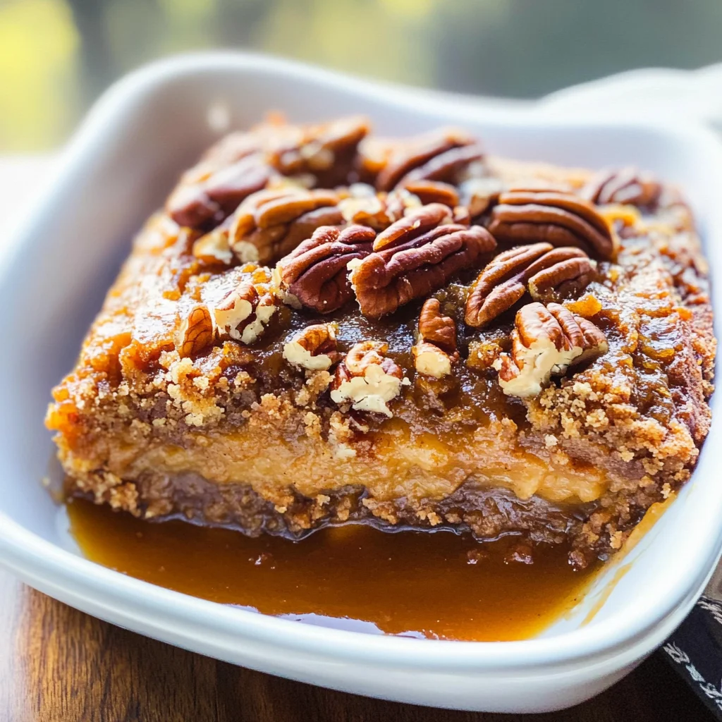 Pumpkin Pecan Cobbler