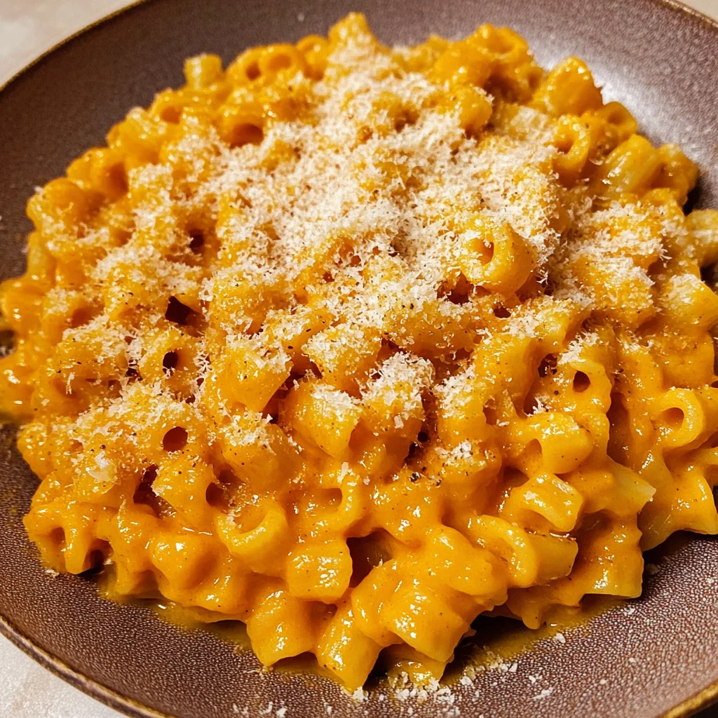 Roasted Pumpkin and Garlic Pasta