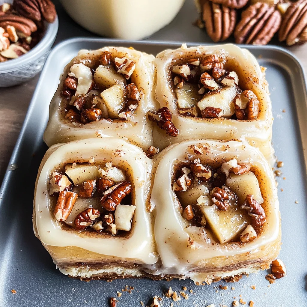 Soft-Baked Apple Cinnamon Rolls