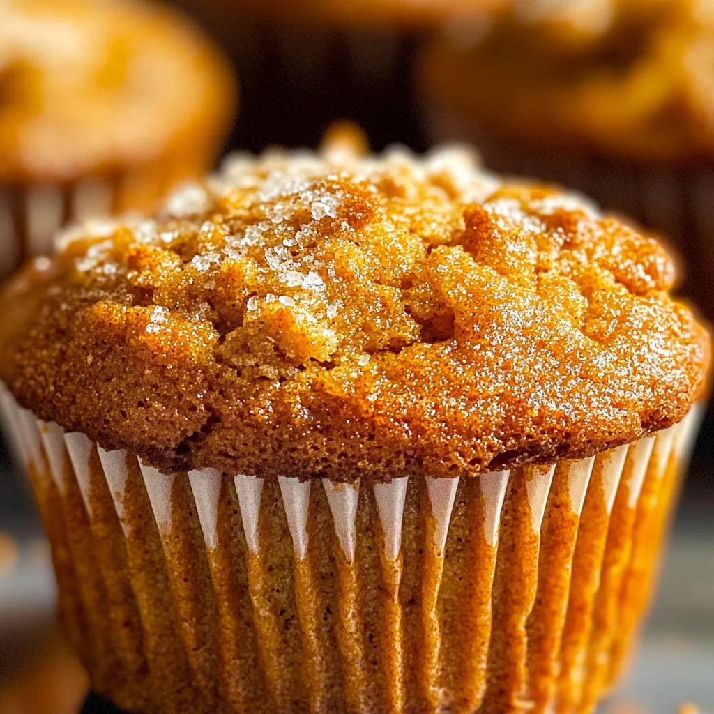 Spice Cake Pumpkin Muffins