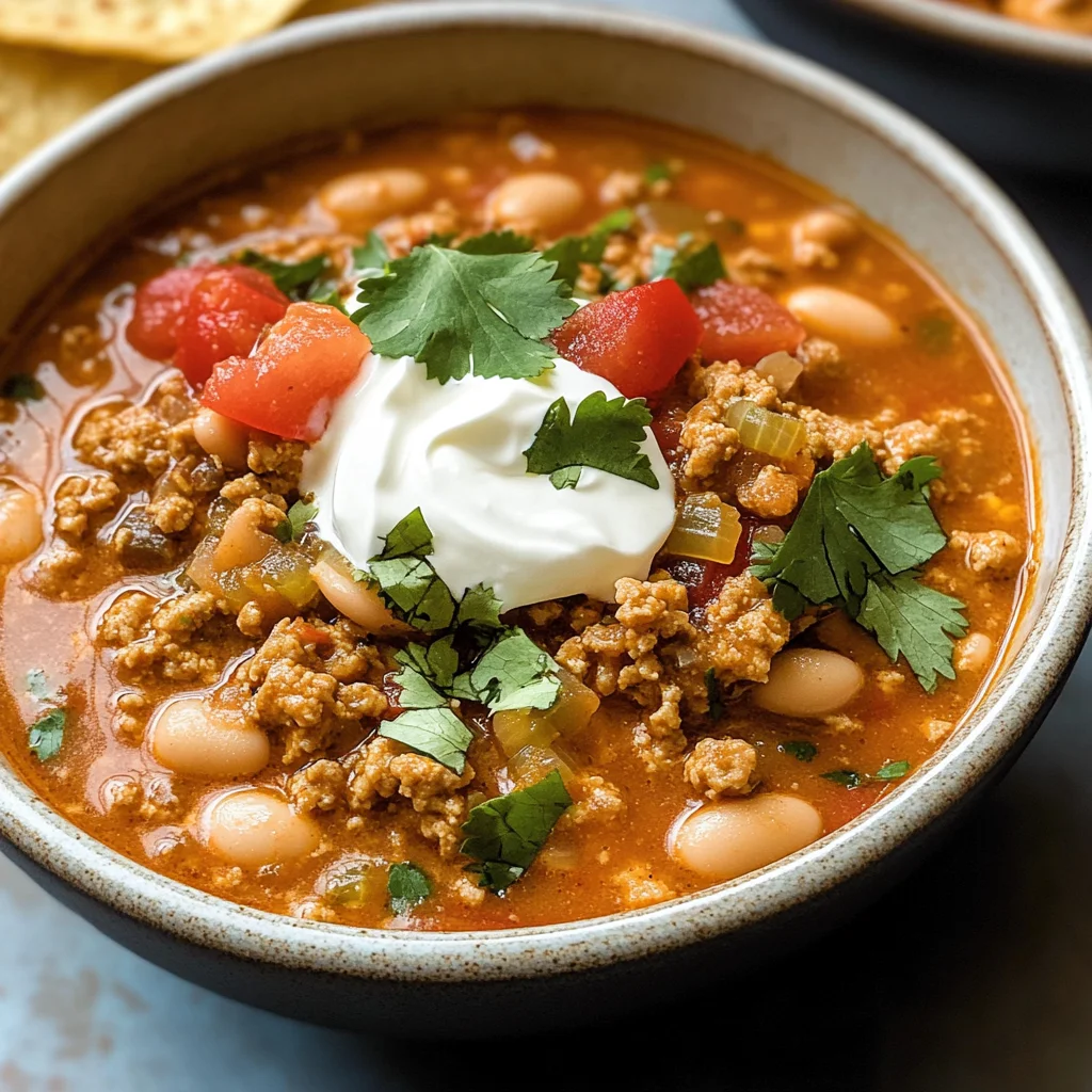 Turkey White Bean Chili