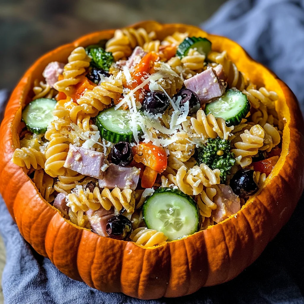 UpChuckin' Pumpkin Loaded Pasta Salad