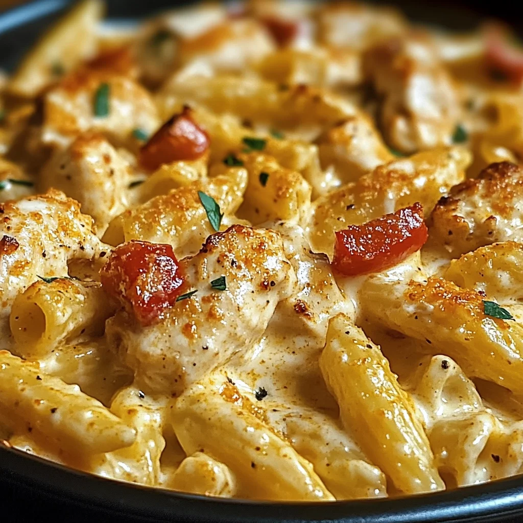 Cajun Cream Cheese Chicken Pasta Bake Recipe