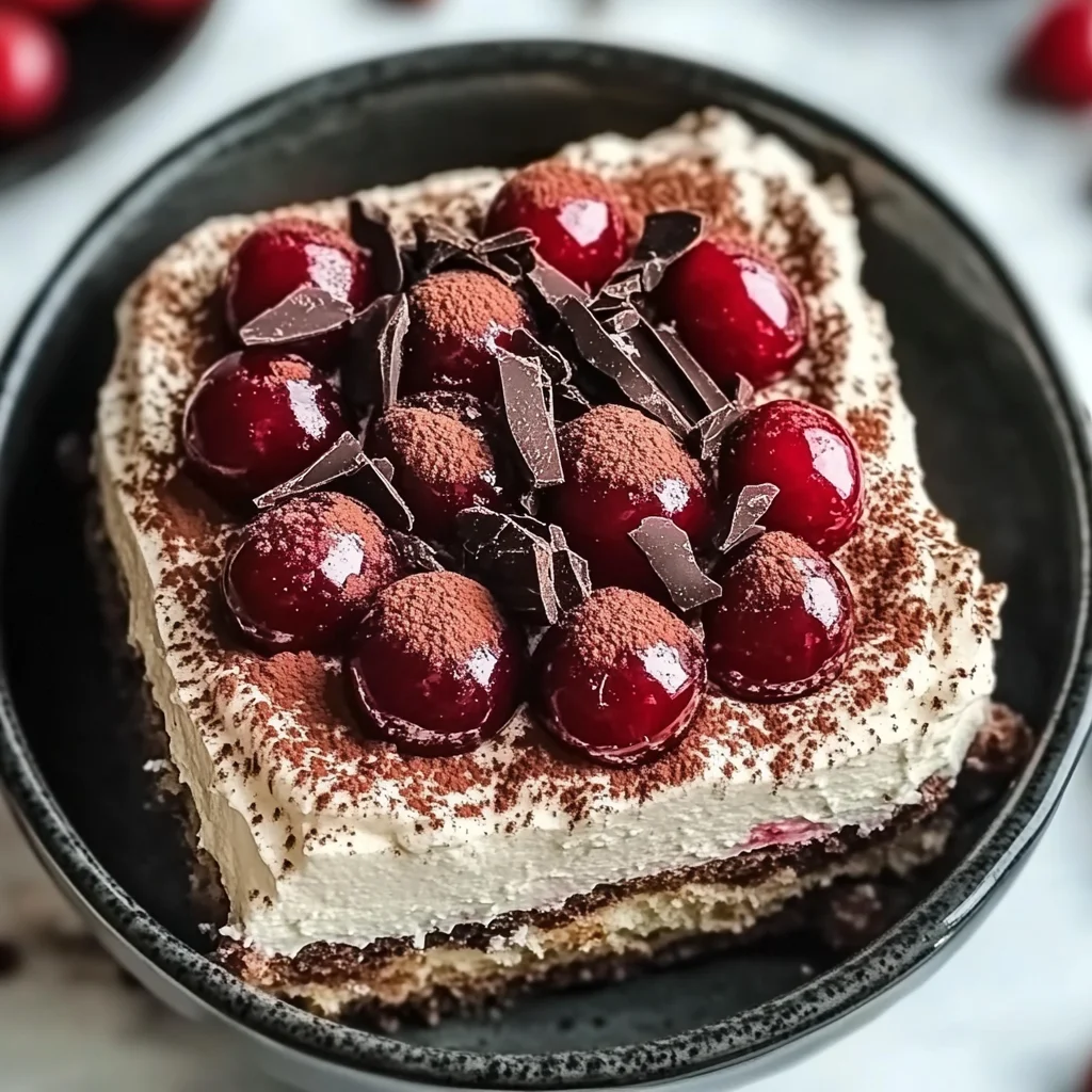 Cherry Amaretto Tiramisu