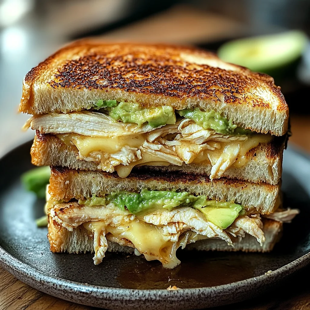Chicken Avocado Melt Sandwich