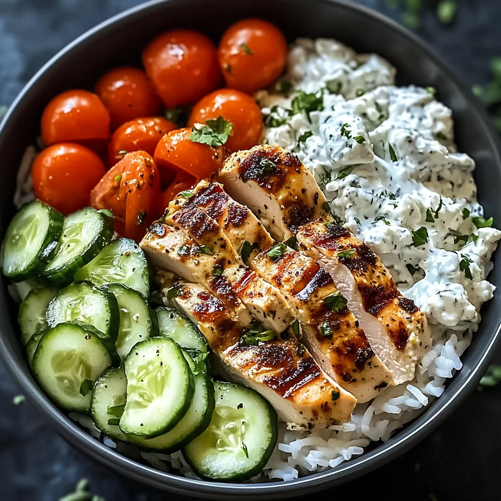 Chicken Tzatziki Bowls