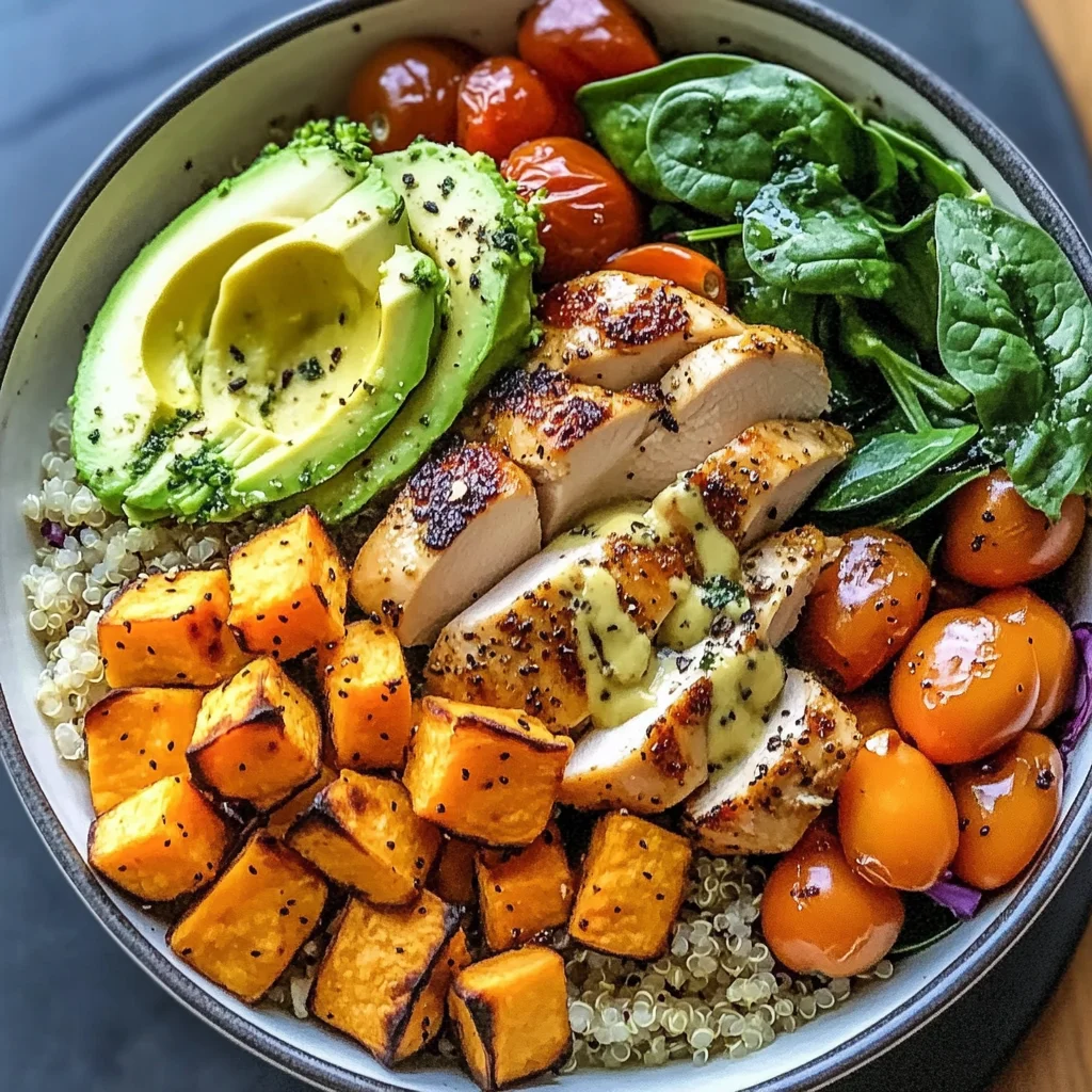 Chicken & Sweet Potato Buddha Bowl