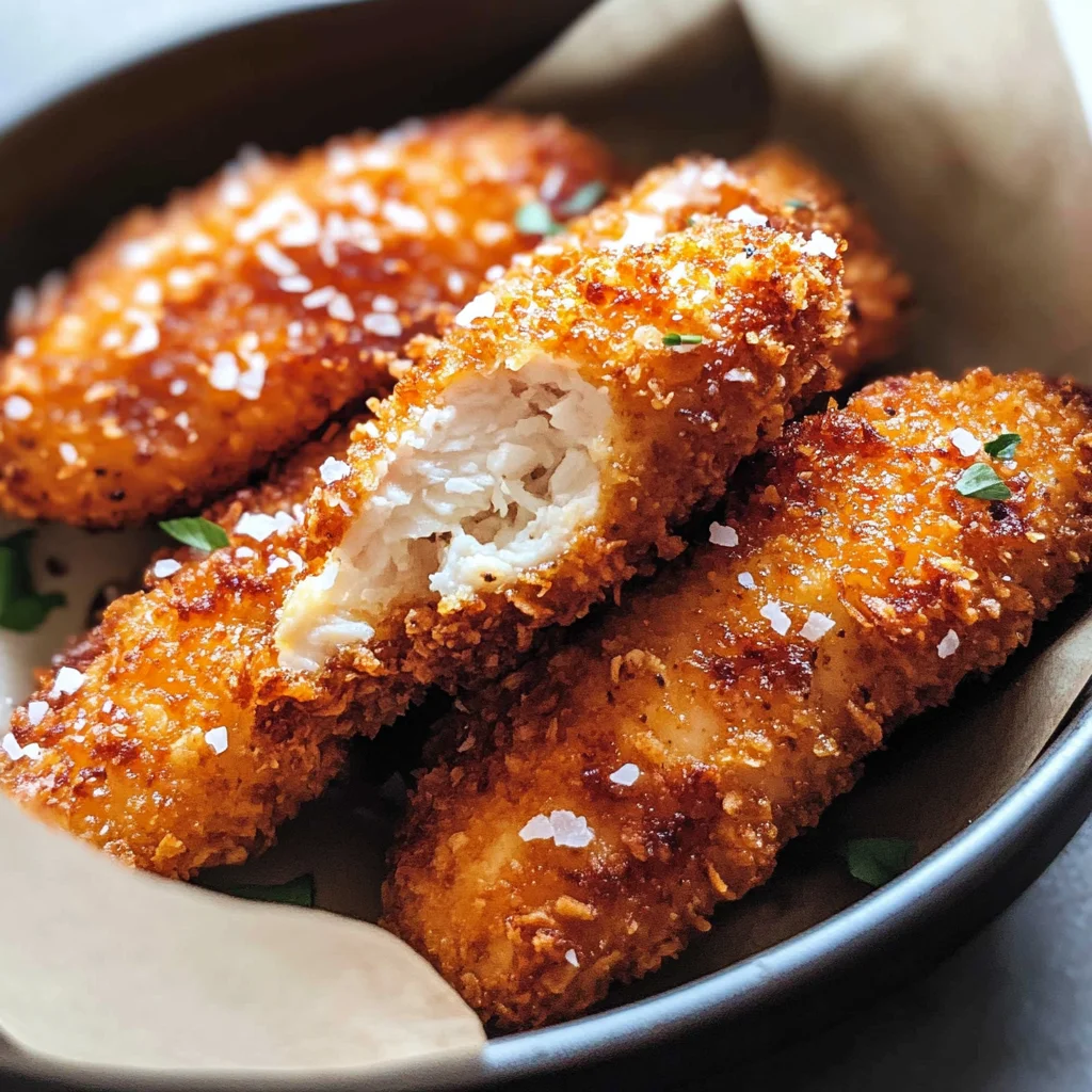 Crispy Coconut Chicken Tenders