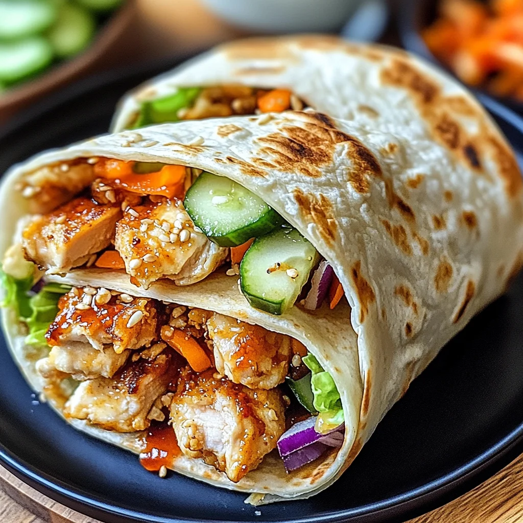 Firecracker Chicken Wraps