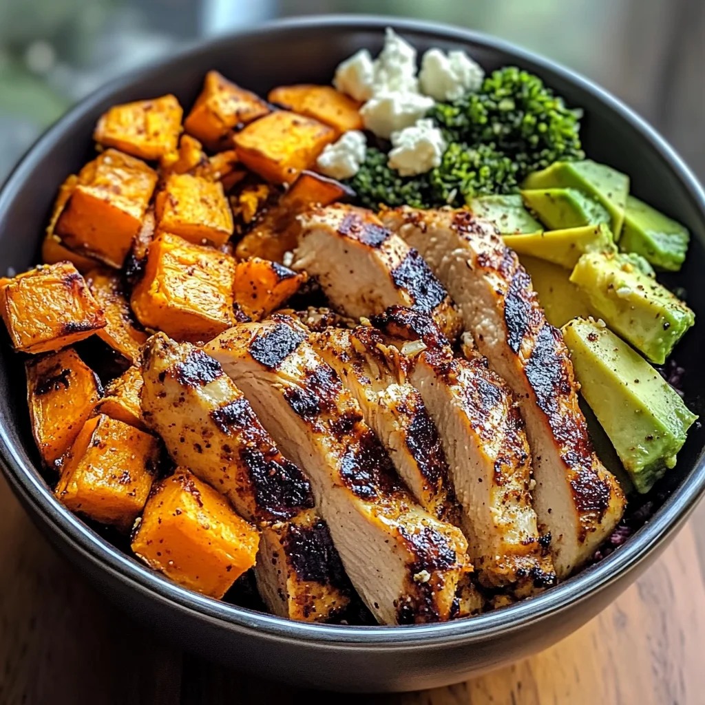 Grilled Chicken & Sweet Potato Bowl