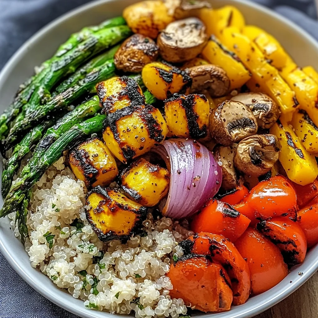 Grilled Veggie Bowl with Quinoa