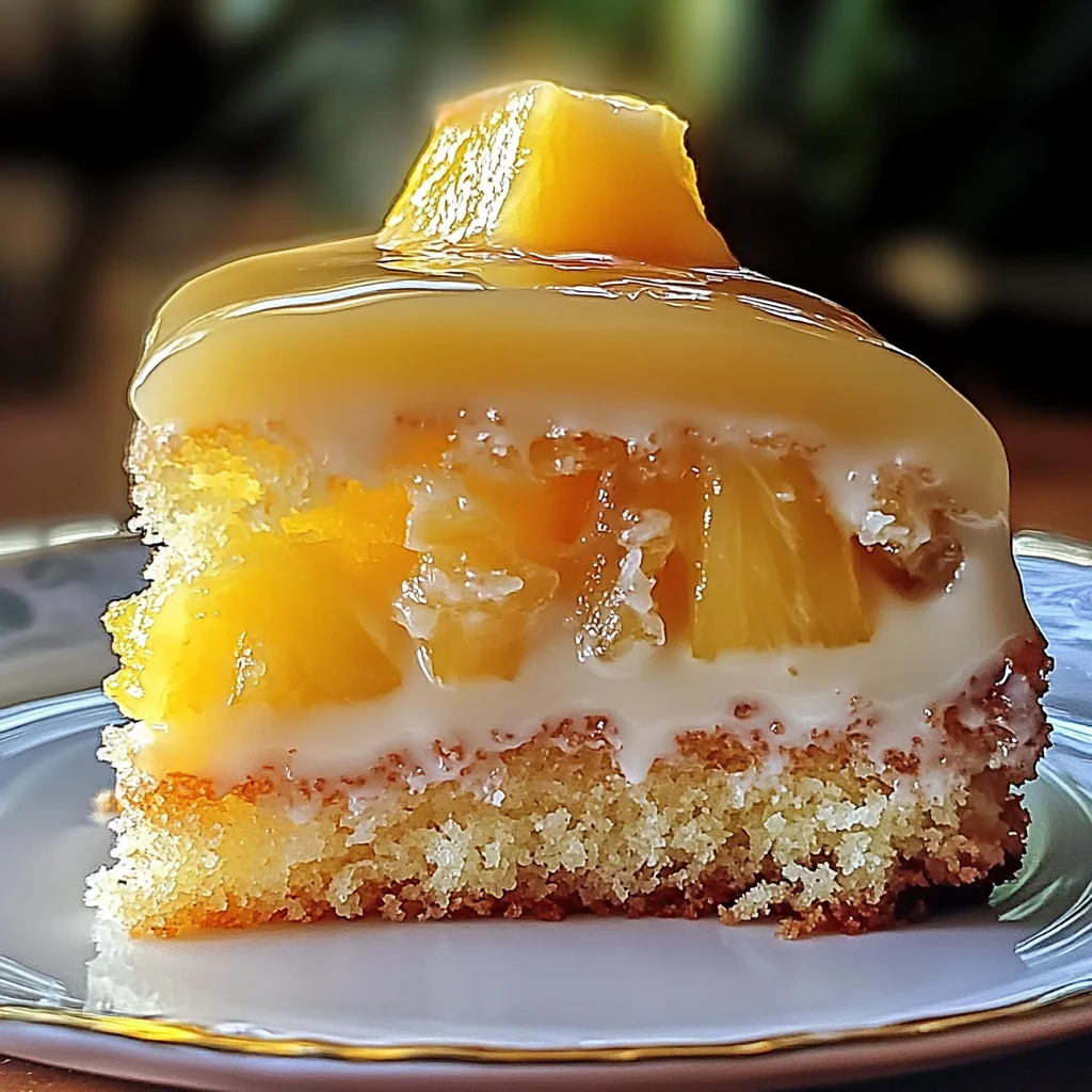 Juicy Pineapple Heaven Cake