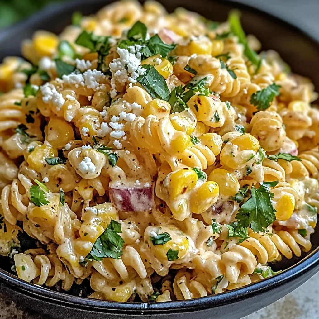 Mexican Street Corn Pasta Salad is a must-try dish!