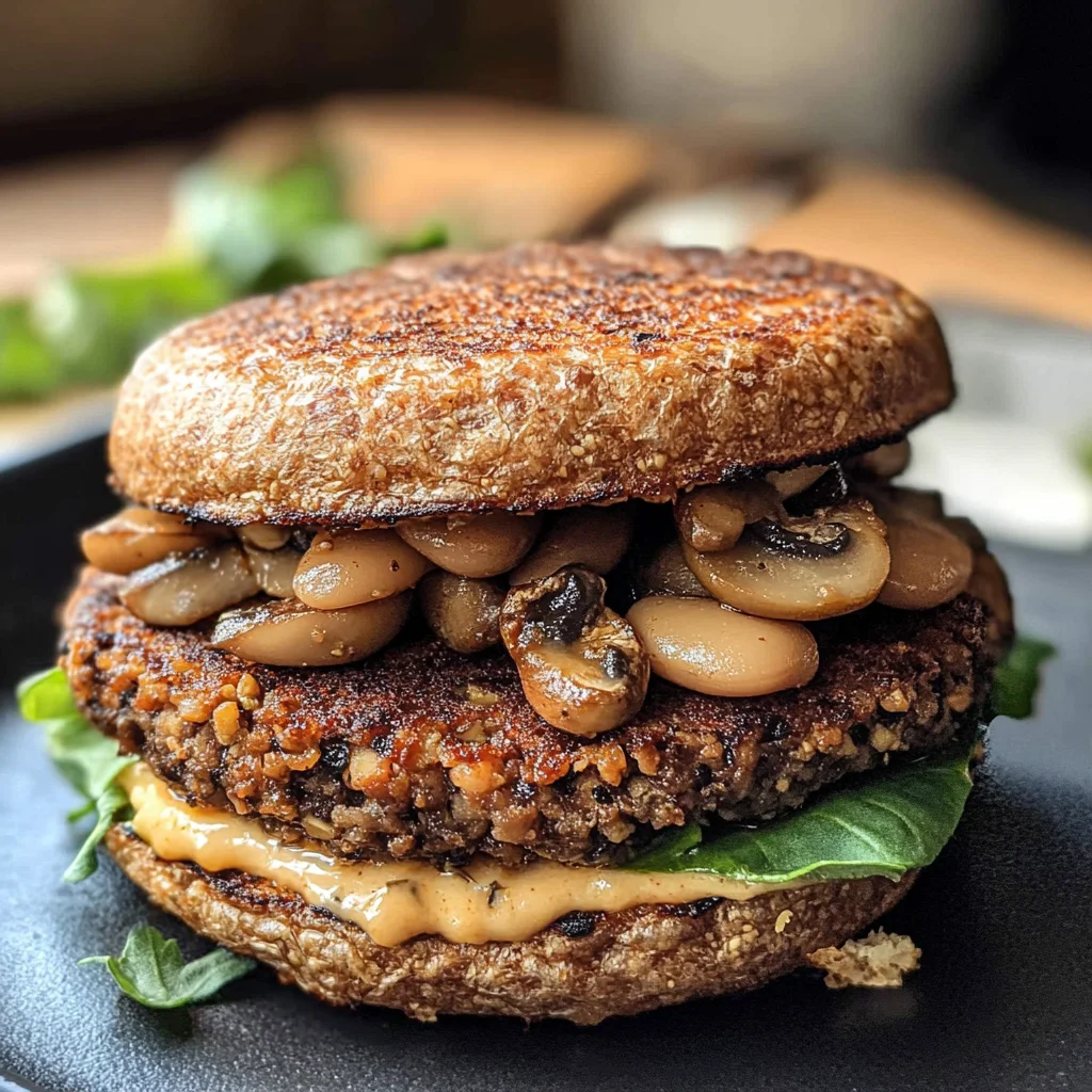 Mushroom Veggie Burgers