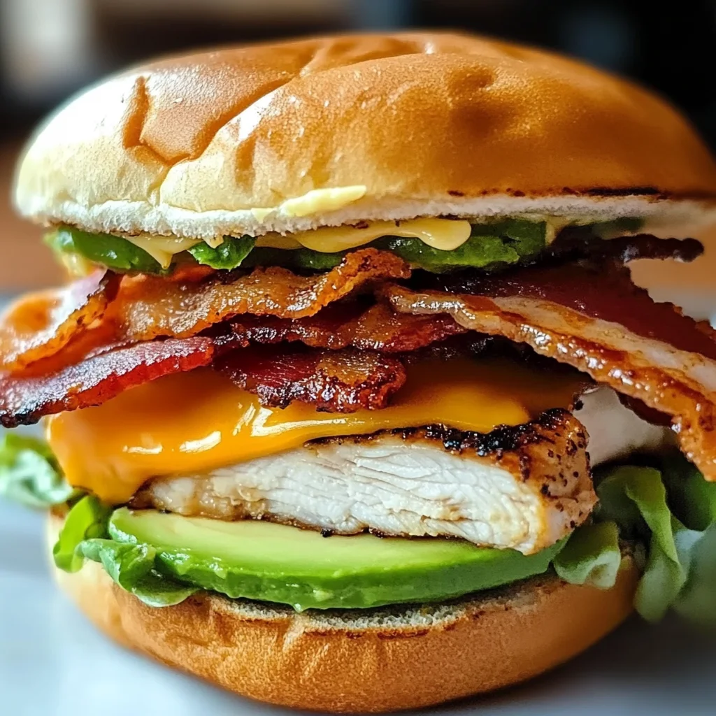 Spicy Grilled Chicken Avocado Sandwich