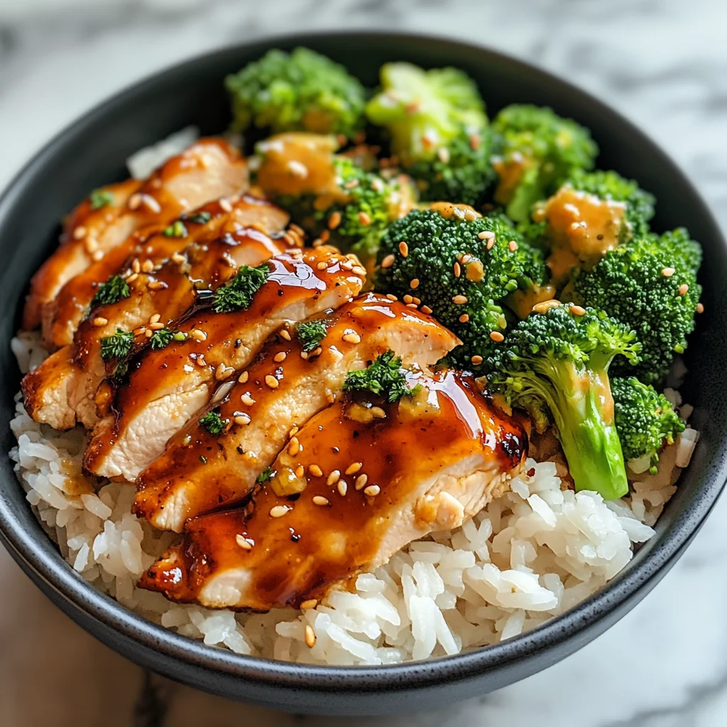 Sticky Chicken Bowls Recipe