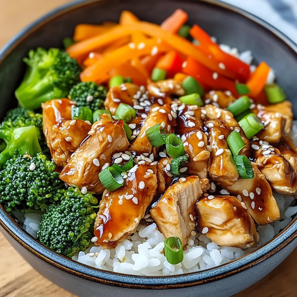 Teriyaki Chicken Rice Bowl