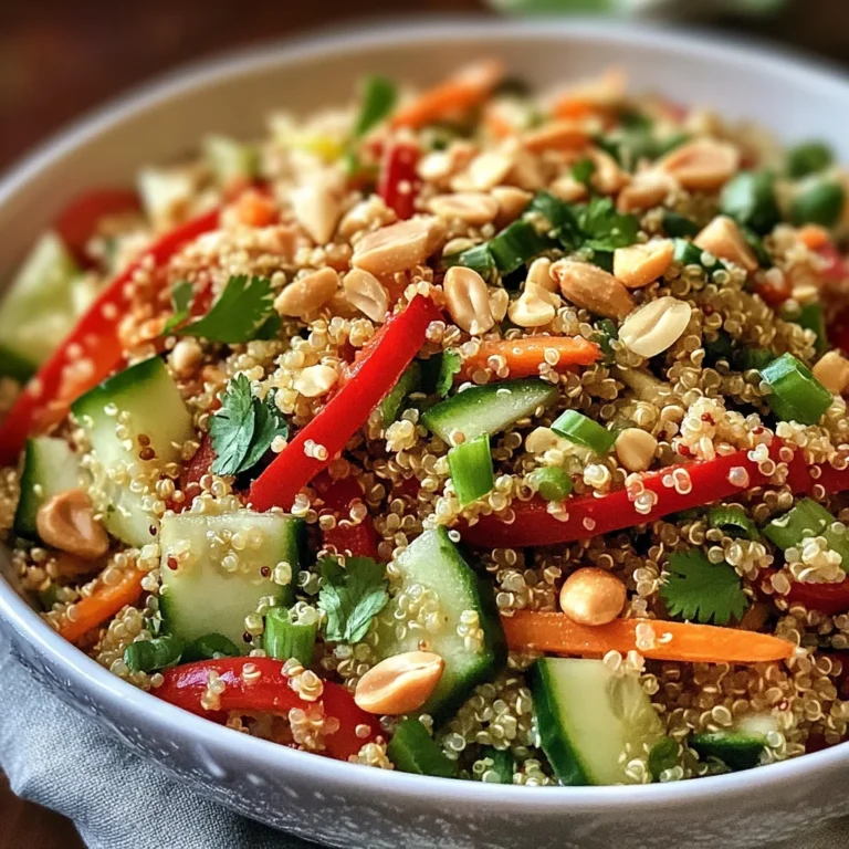 Thai Quinoa Crunch Salad: A Refreshing Healthy Delight!