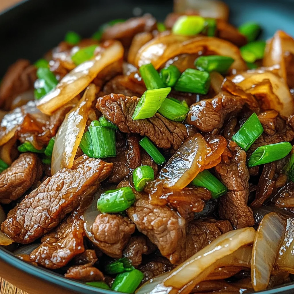 Chinese Beef and Onion Stir Fry: A Savory Weeknight Delight