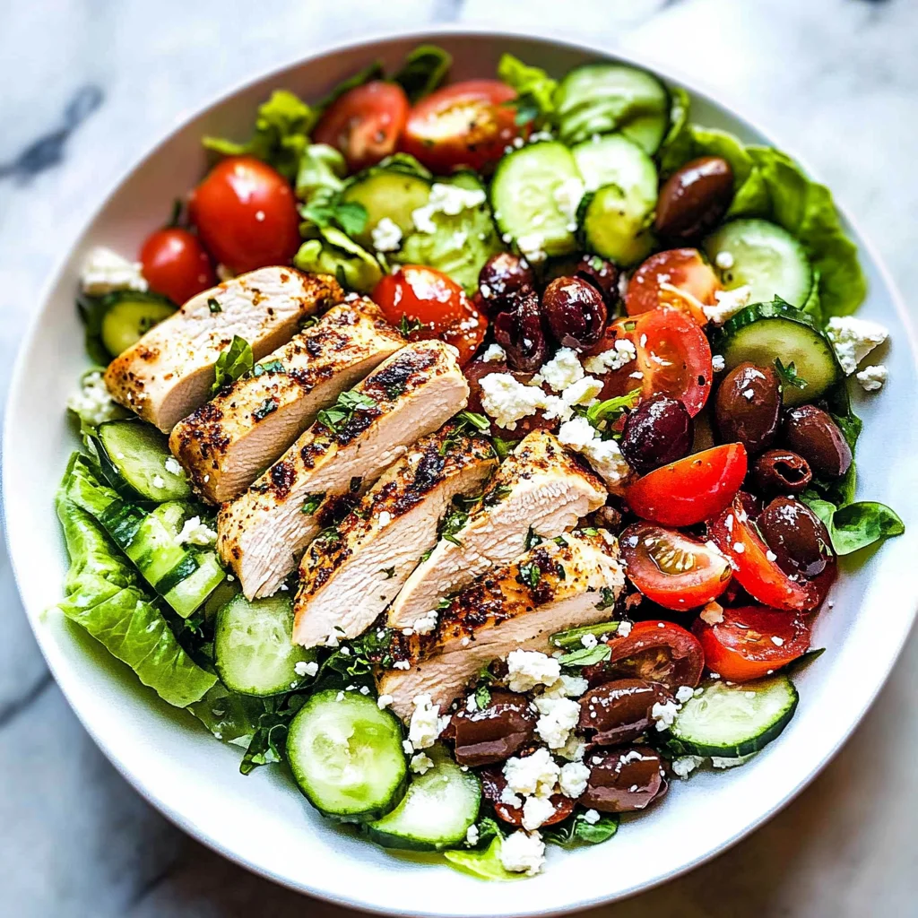 Greek Salad with Chicken