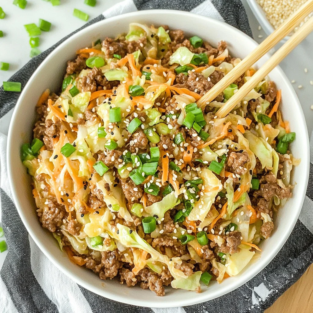 Inside Out Egg Roll in a Bowl