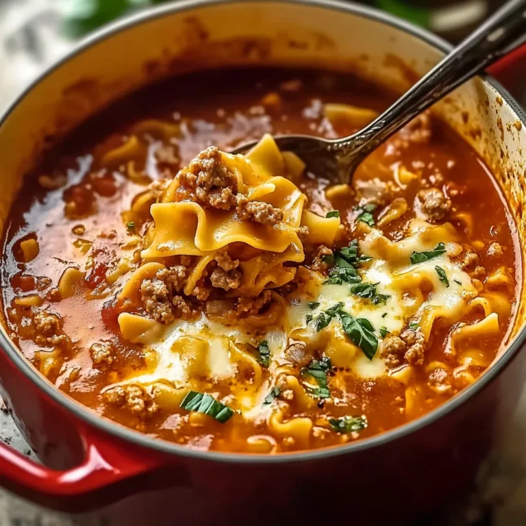 Italian Lasagna Soup - theamazingfood