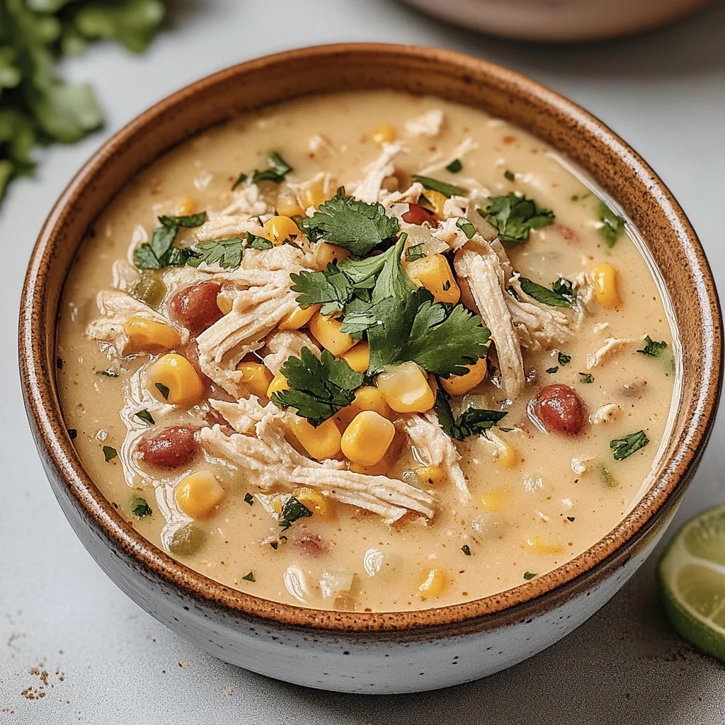 Mexican Street Corn White Chicken Chili Recipe