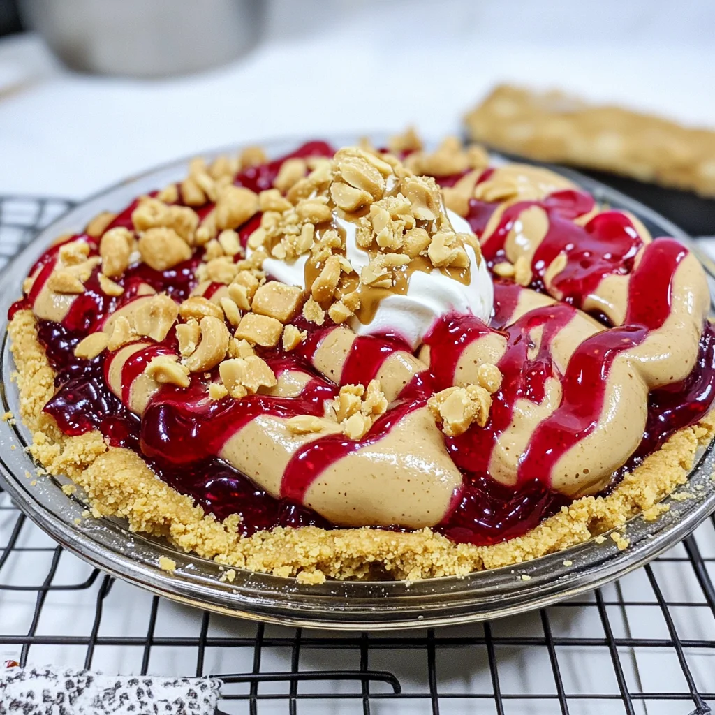 Peanut Butter and Jelly Pie