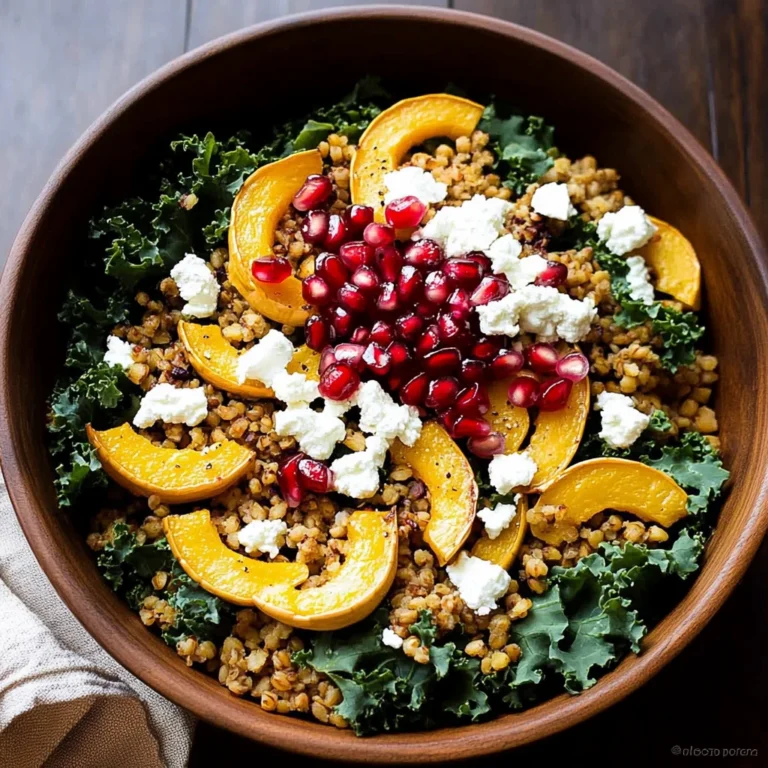 Autumn Harvest Salad with Pomegranates