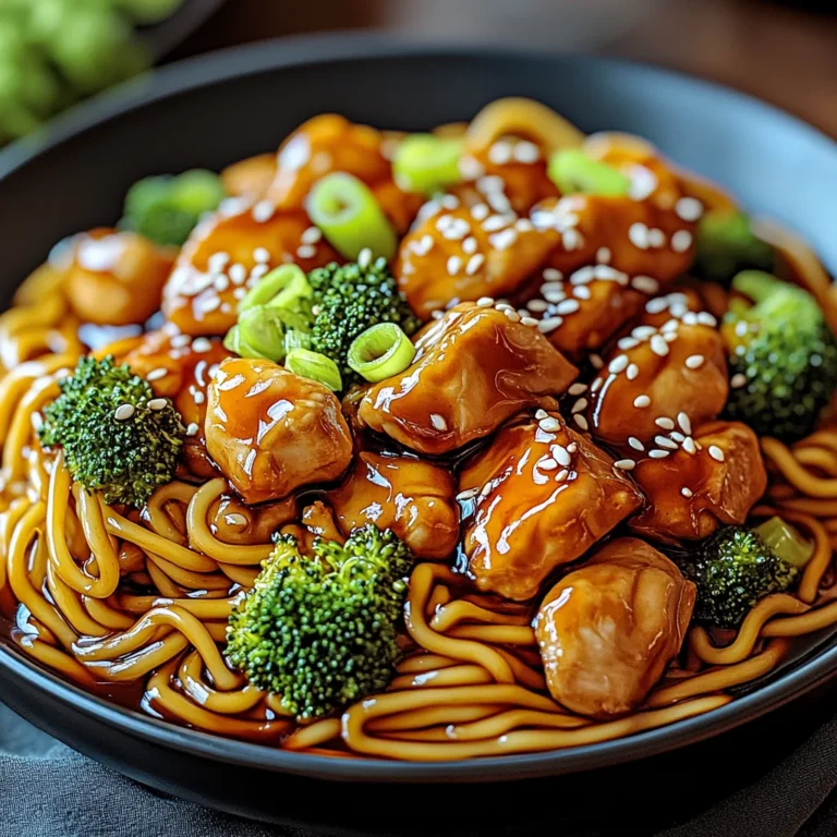 Chicken Teriyaki Noodles