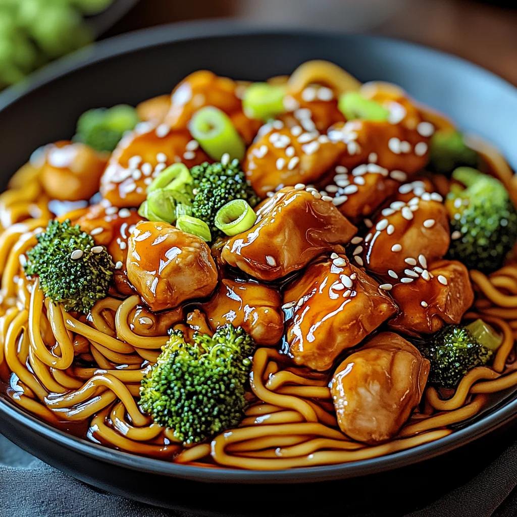 Chicken Teriyaki Noodles