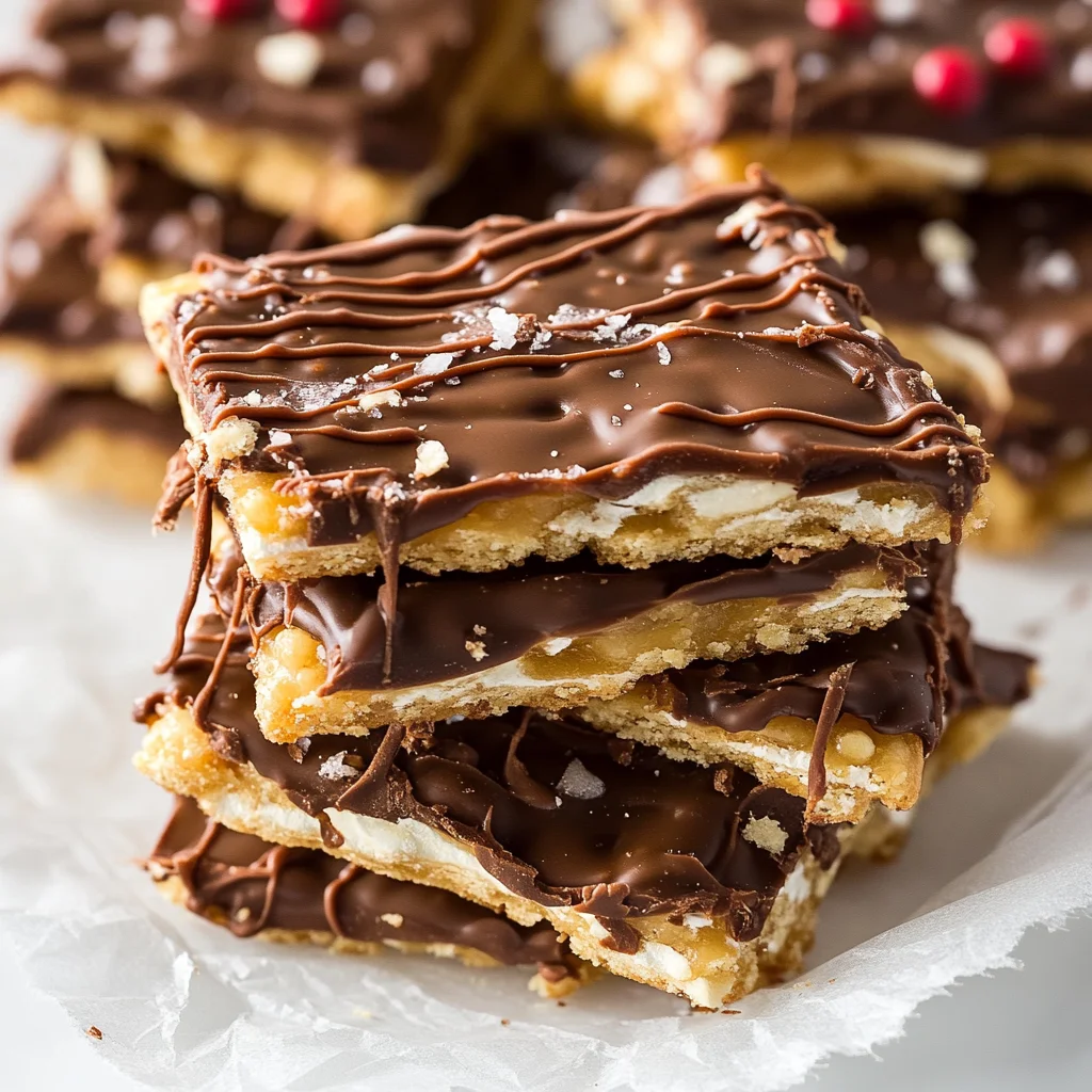 Christmas Crack - Saltine Cracker Toffee