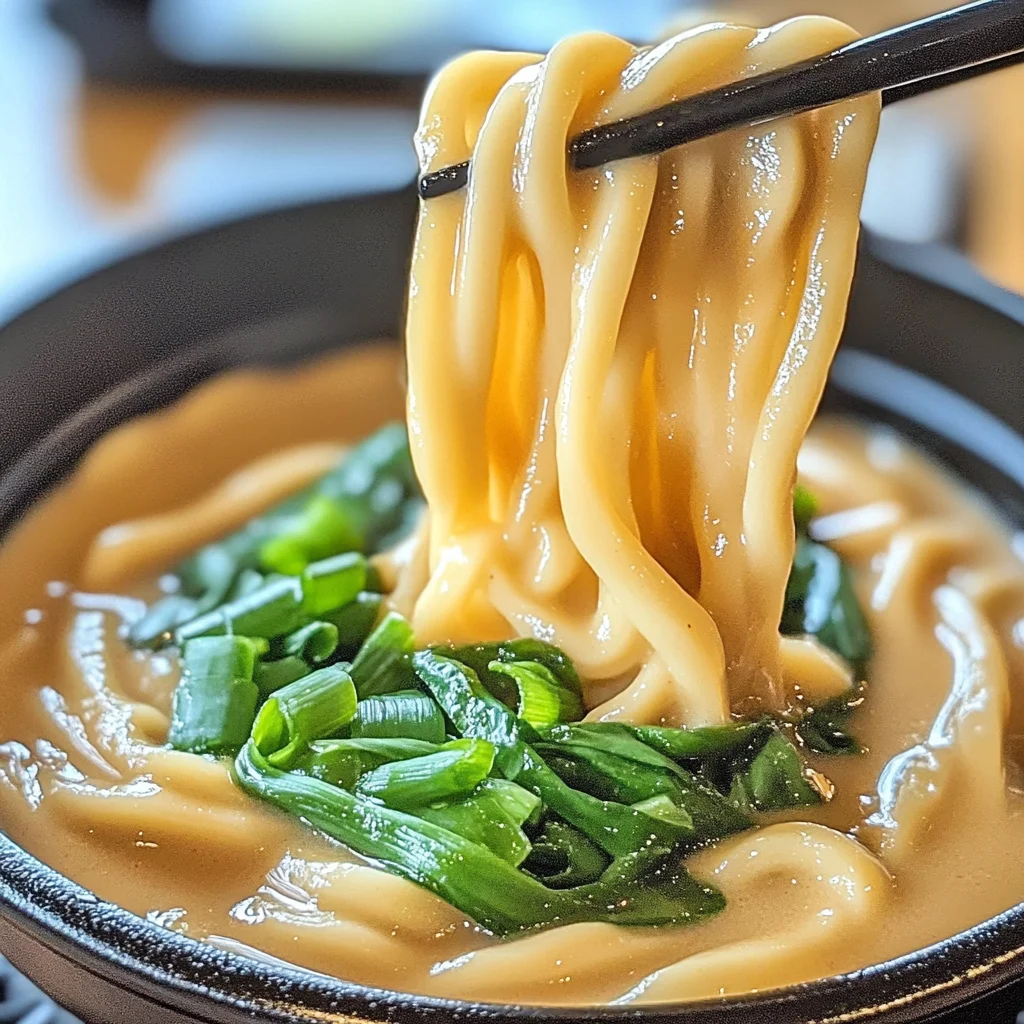 Creamy Miso Udon