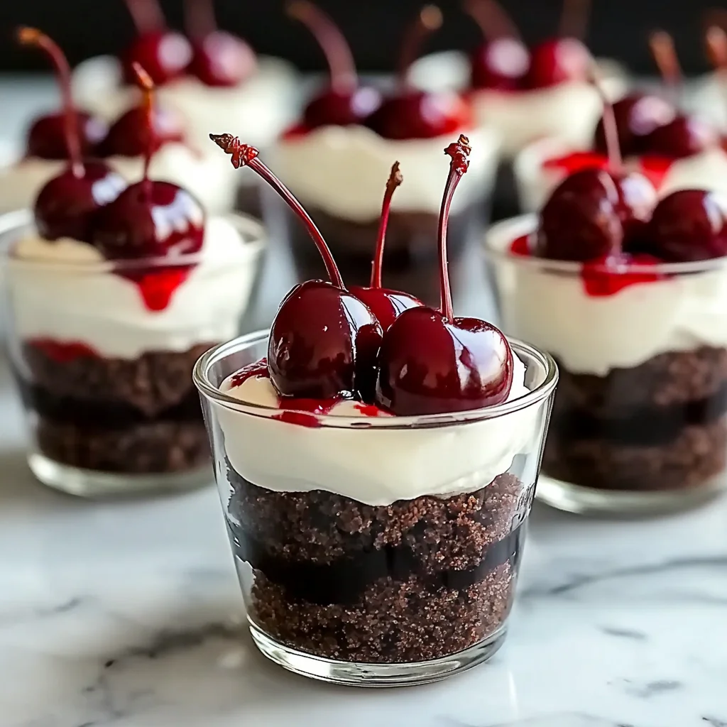 DLux Mini Dessert Cups – Black Forest Cake Recipe
