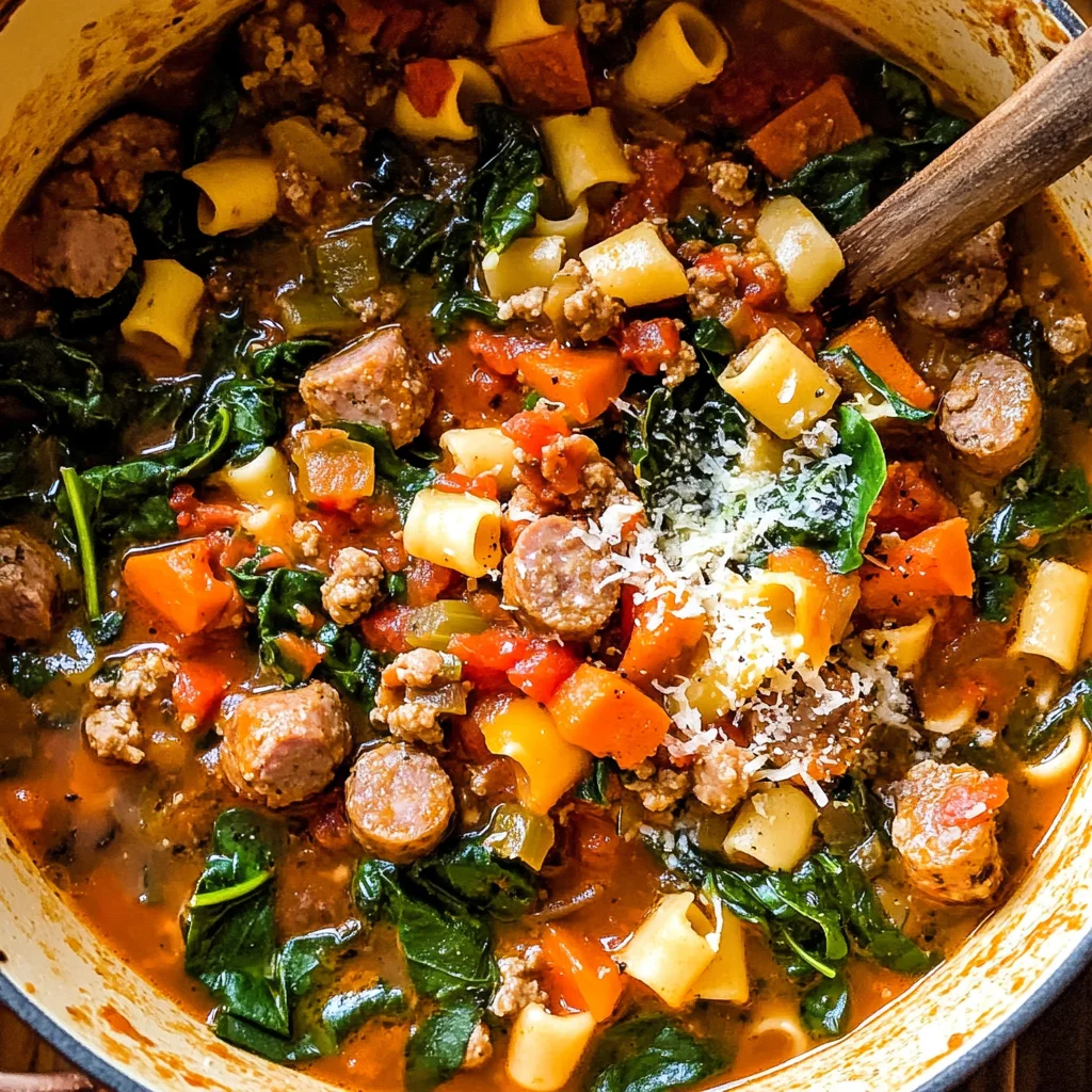 Easy Italian Sausage Soup Recipe