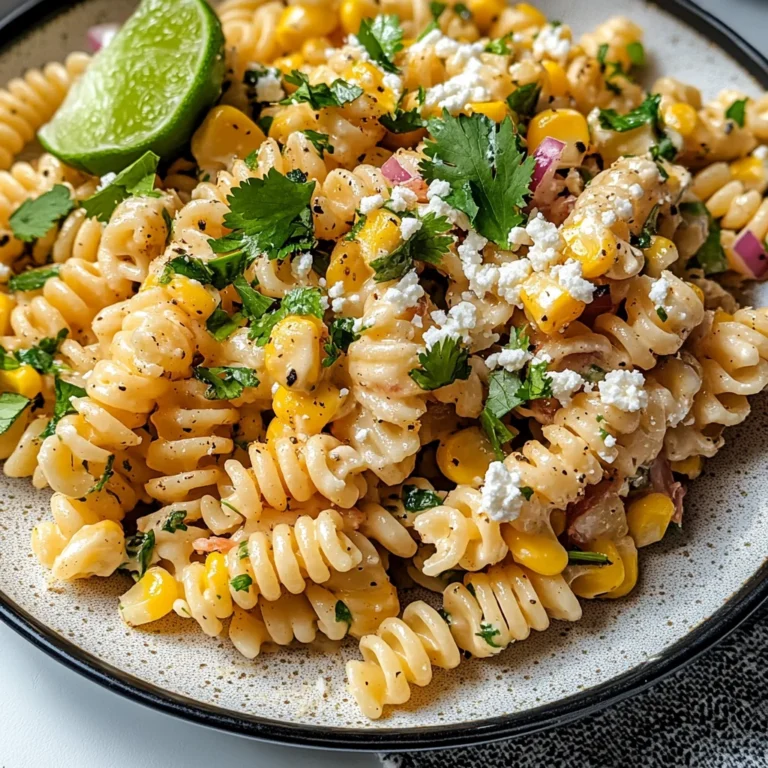 Mexican Street Corn Pasta Salad Recipe