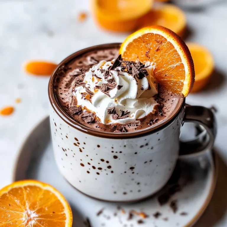 Orange Hot Chocolate
