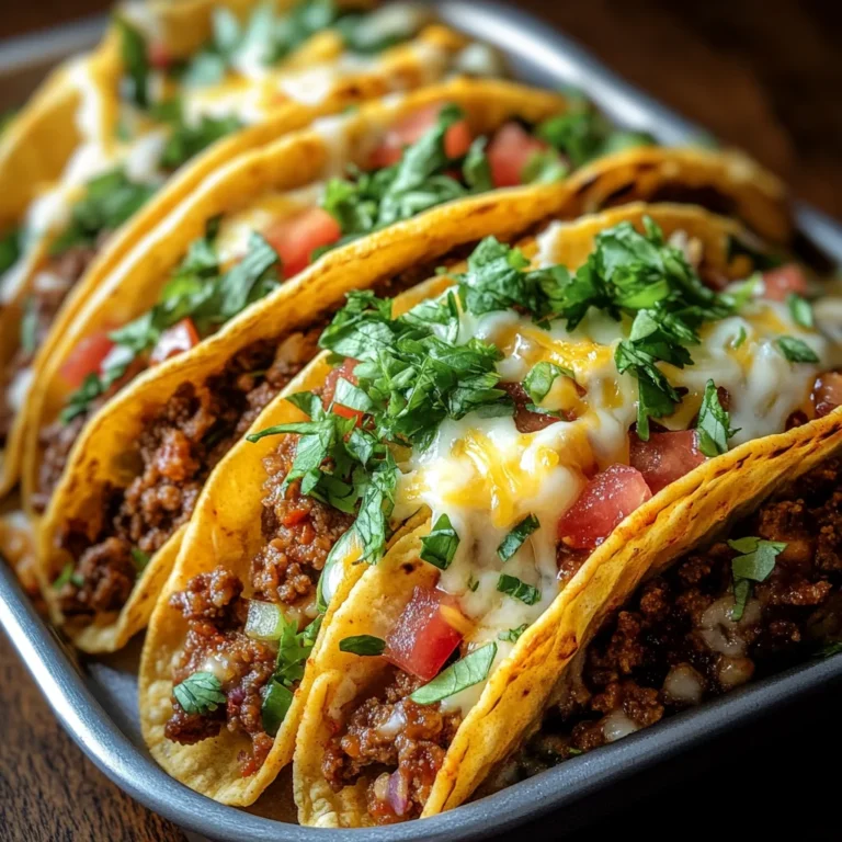 Oven-Baked Cheesy Tacos (Crispy & Loaded) You’ll Love!