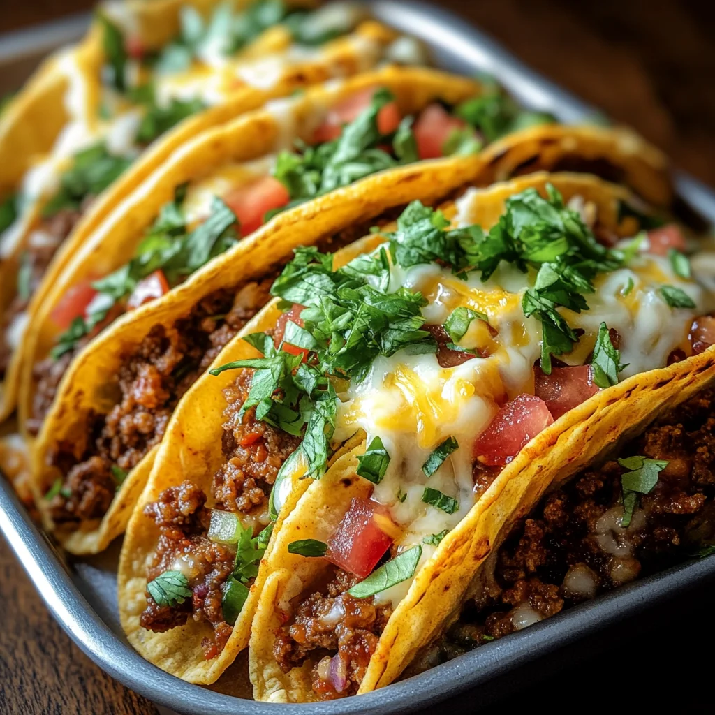 Oven-Baked Cheesy Tacos (Crispy & Loaded) You’ll Love!