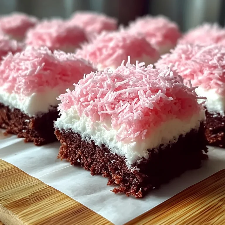 Pink Coconut Snowball Cake Bars