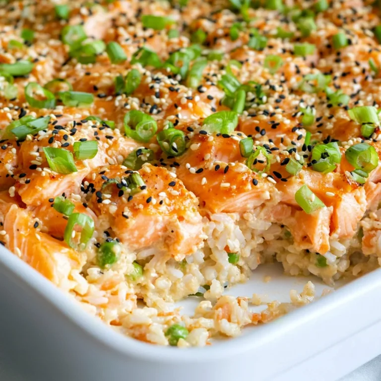 Salmon Sushi Bake