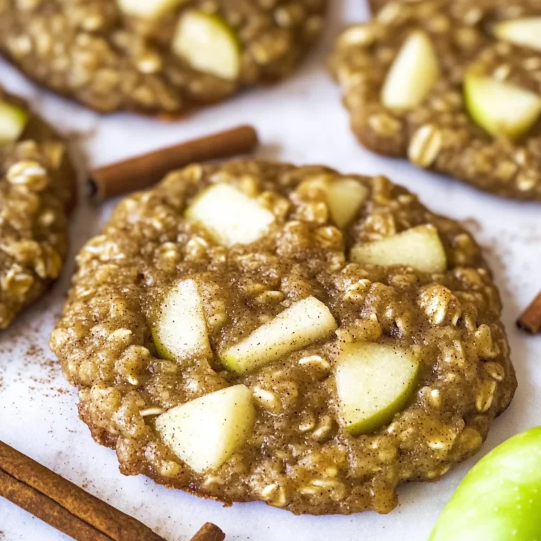 Apple Cinnamon Oatmeal Cookies