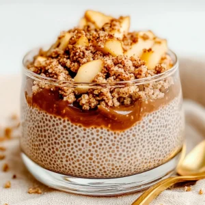 Apple Crumble Chia Pudding