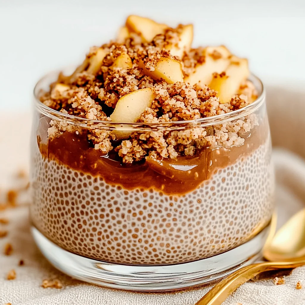 Apple Crumble Chia Pudding