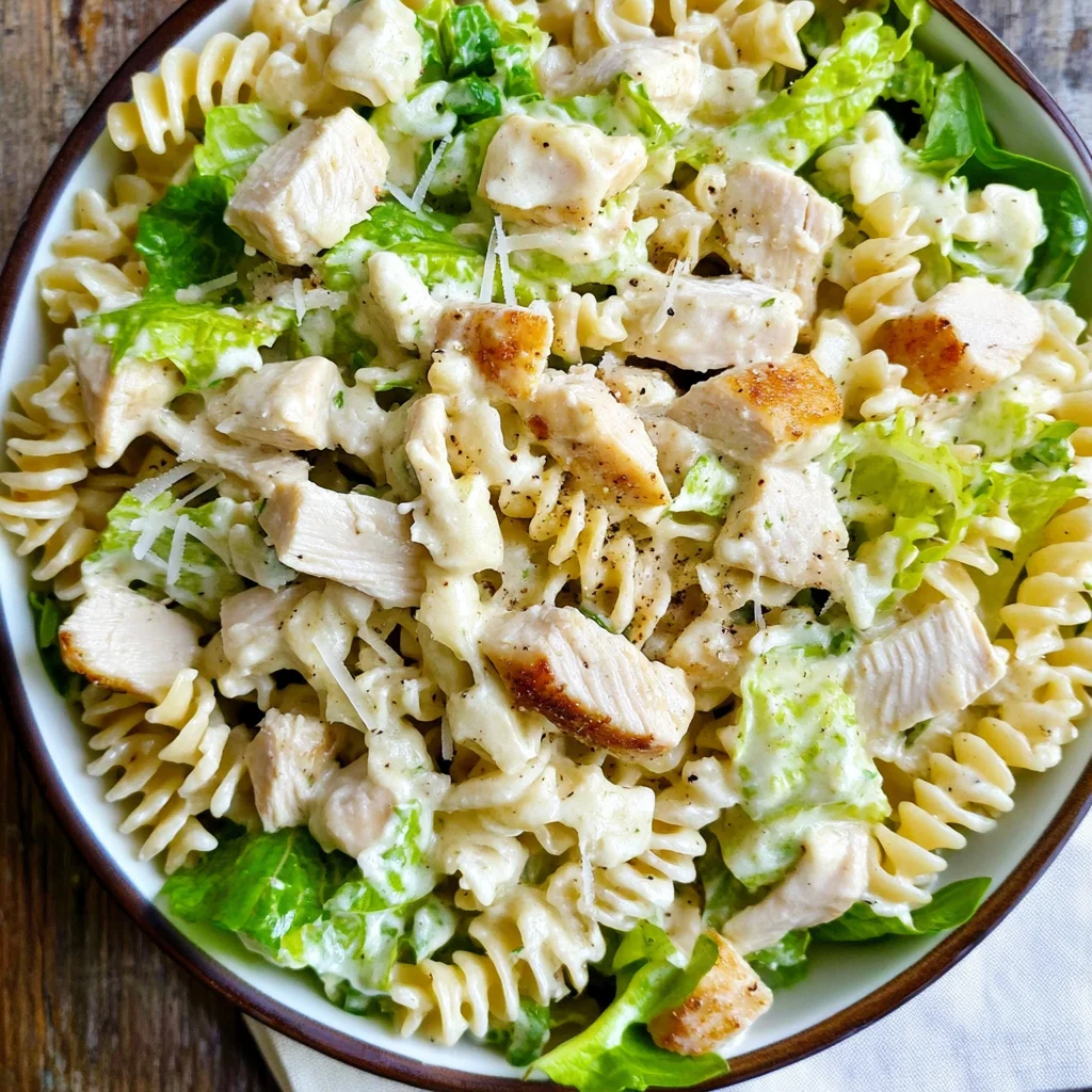 Chicken Caesar Pasta Salad