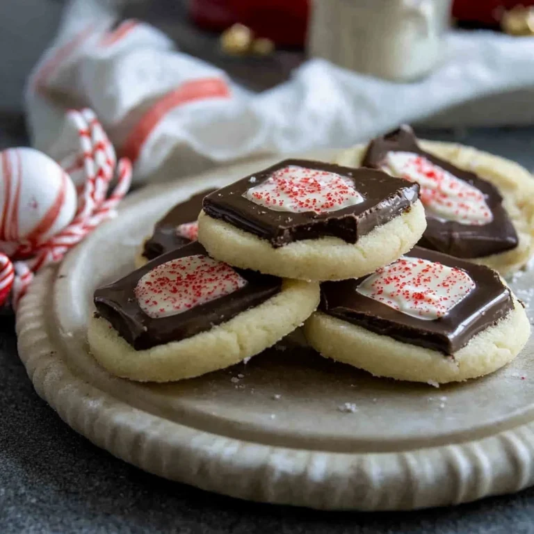 Chocolate Peppermint Bark Sugar Cookies