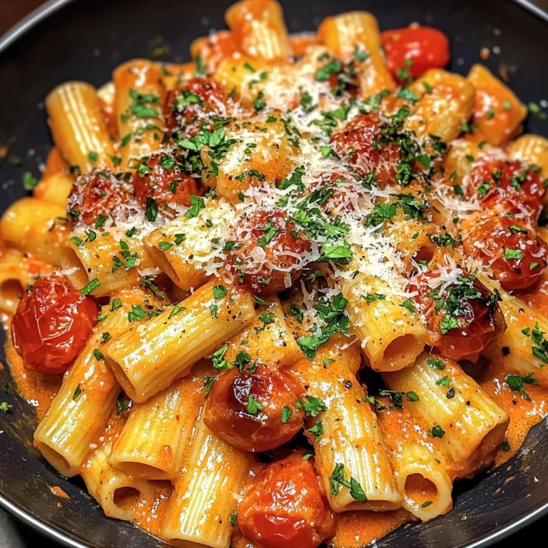 Creamy Tomato Garlic Pasta